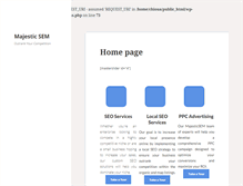 Tablet Screenshot of majesticsem.com